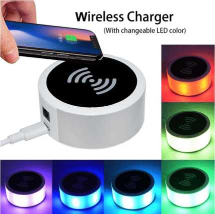 Quick 15W USB Wireless LED Light Desktop Charger
