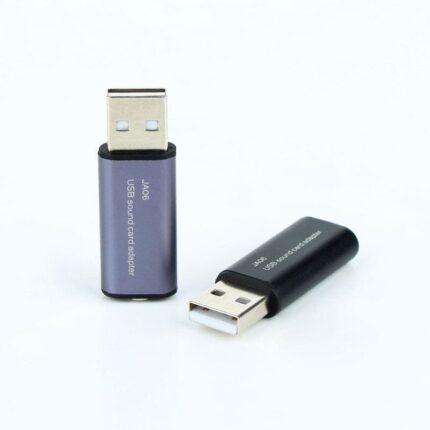JCALLY JA06 USB External Sound Card Converter To 3.5mm Earphones With Mic Suitable